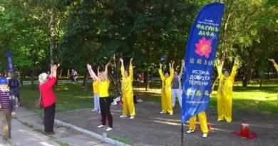 Железноводск. Фалуньгун в День России. 12 июня 2016