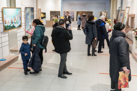 На Международной художественной выставке «Истина, Доброта, Терпение»